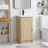 vidaXL Badkamermeubel Set Wit 56 x 37,5 x 81 cm Bewerkt hout