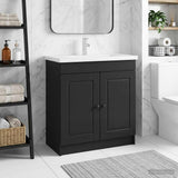 vidaXL Badkamer onder Wastafel Kast Wit 56 x 37,5 x 81 cm Bewerkt hout