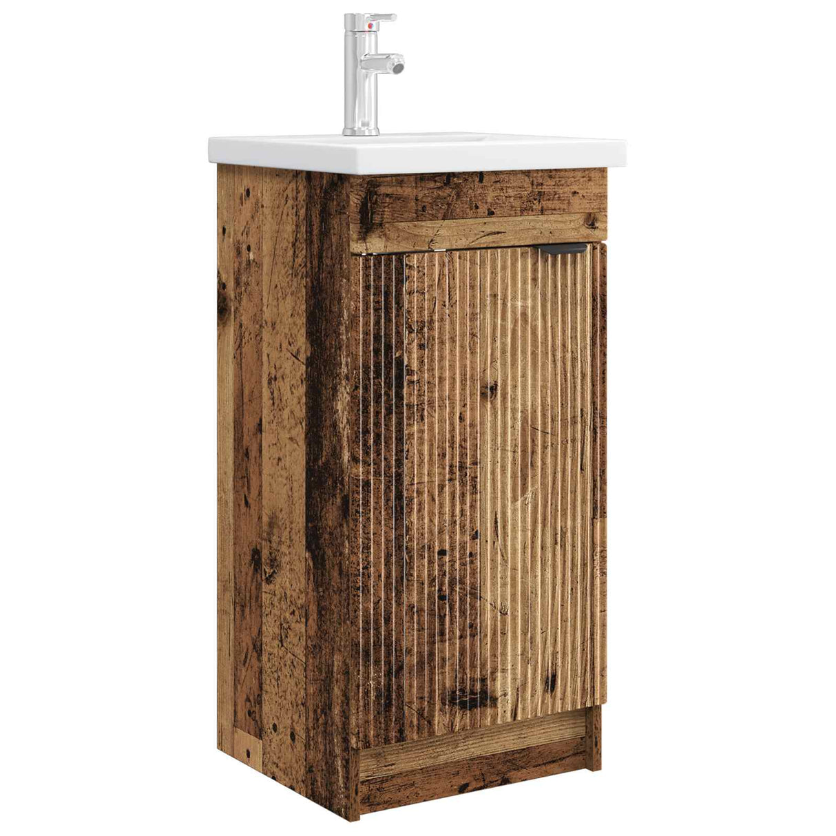 vidaXL Badkamermeubel Set Wit 56 x 37,5 x 81 cm Bewerkt hout
