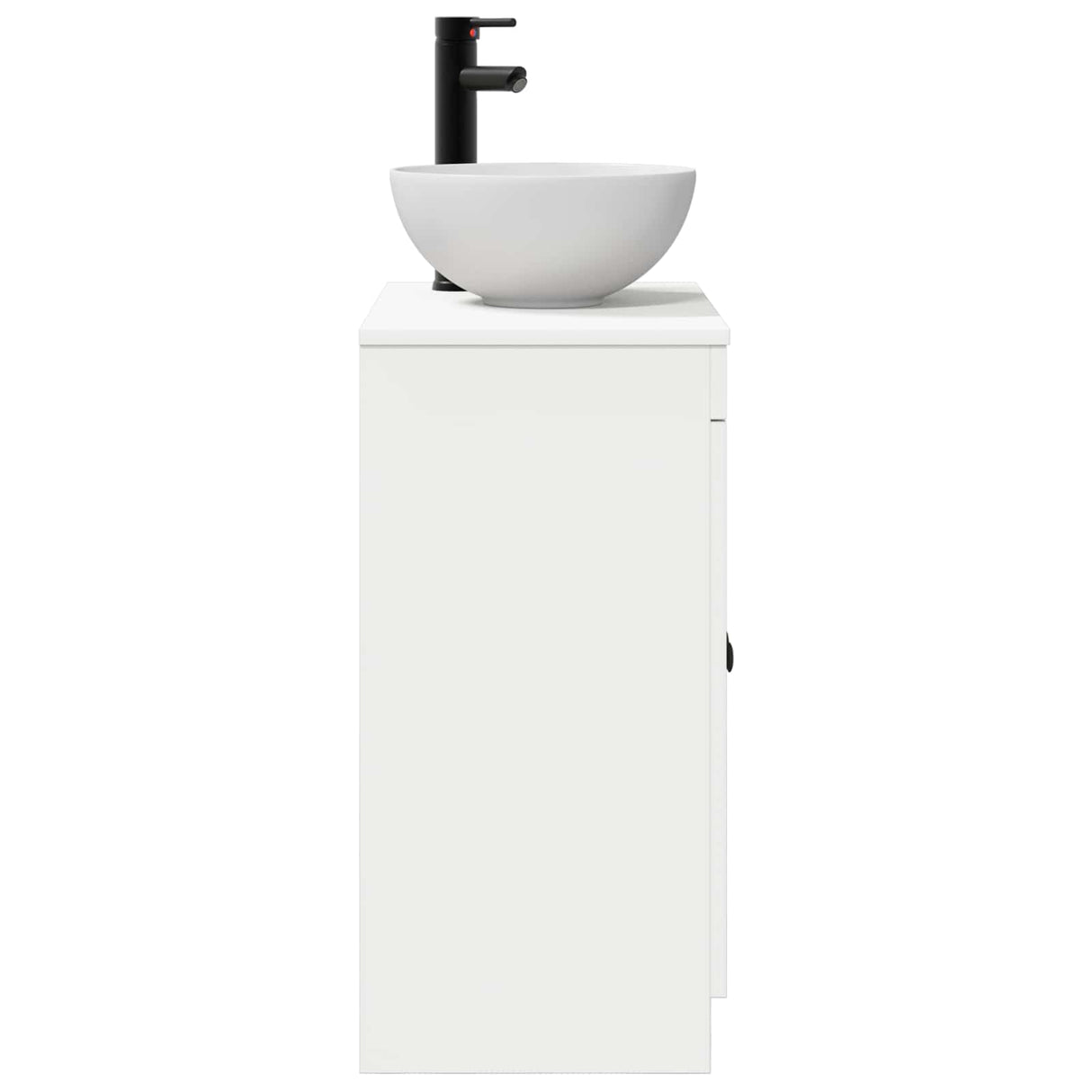 vidaXL Badkamer Vanity met Wastafel Wit 54 x 35 x 83 cm Bewerkt hout