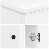 vidaXL Badkamer Vanity met Wastafel Wit 54 x 35 x 83 cm Bewerkt hout