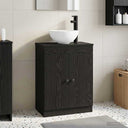 vidaXL Badkamer Vanity met Wastafel Wit 54 x 35 x 83 cm Bewerkt hout