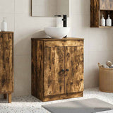 vidaXL Badkamer Vanity met Wastafel Wit 54 x 35 x 83 cm Bewerkt hout
