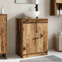 vidaXL Badkamer Vanity met Wastafel Wit 54 x 35 x 83 cm Bewerkt hout