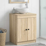 vidaXL Badkamerkast Wit 54 x 41 x 70 cm Bewerkt hout