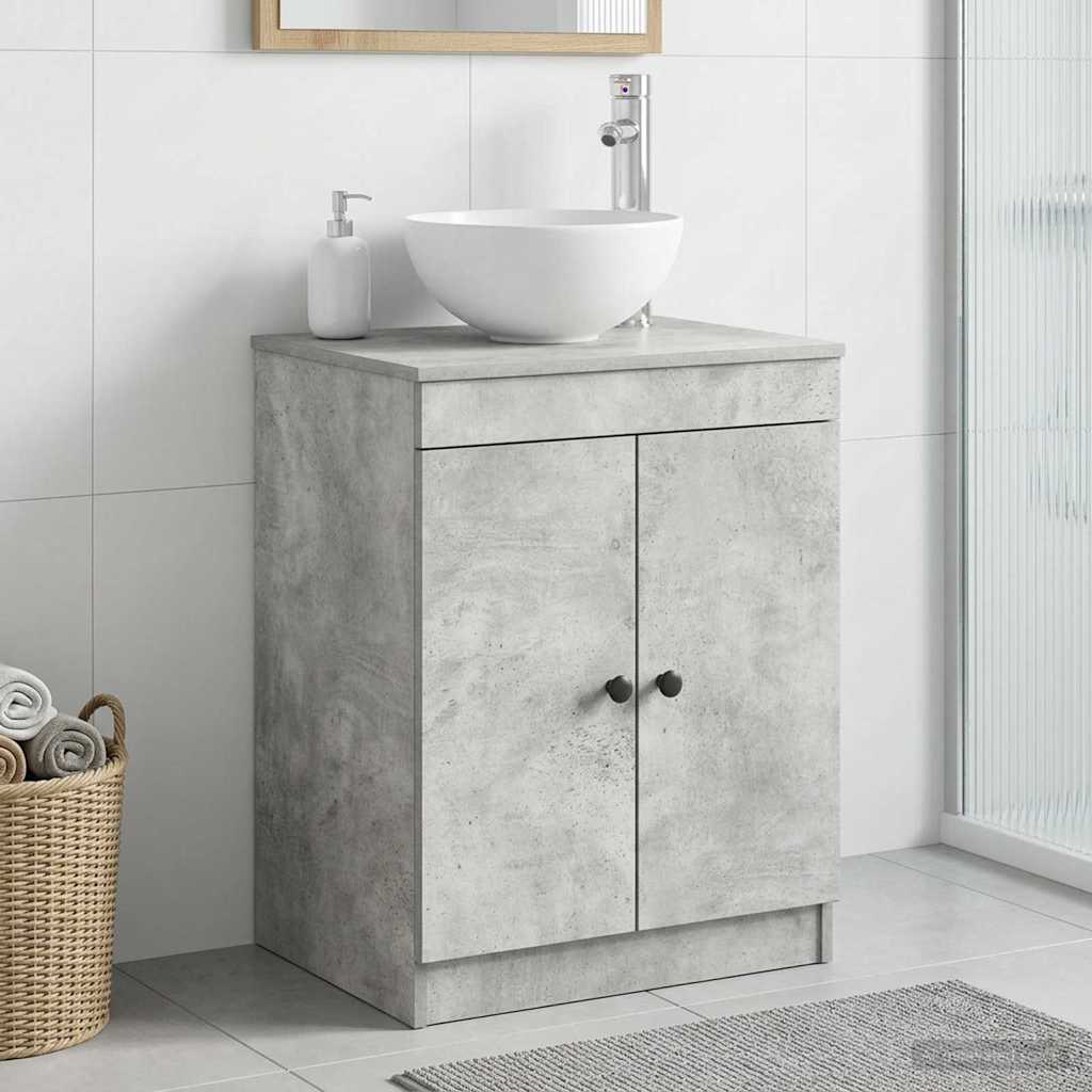 vidaXL Badkamerkast Wit 54 x 41 x 70 cm Bewerkt hout