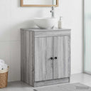 vidaXL Badkamerkast Wit 54 x 41 x 70 cm Bewerkt hout