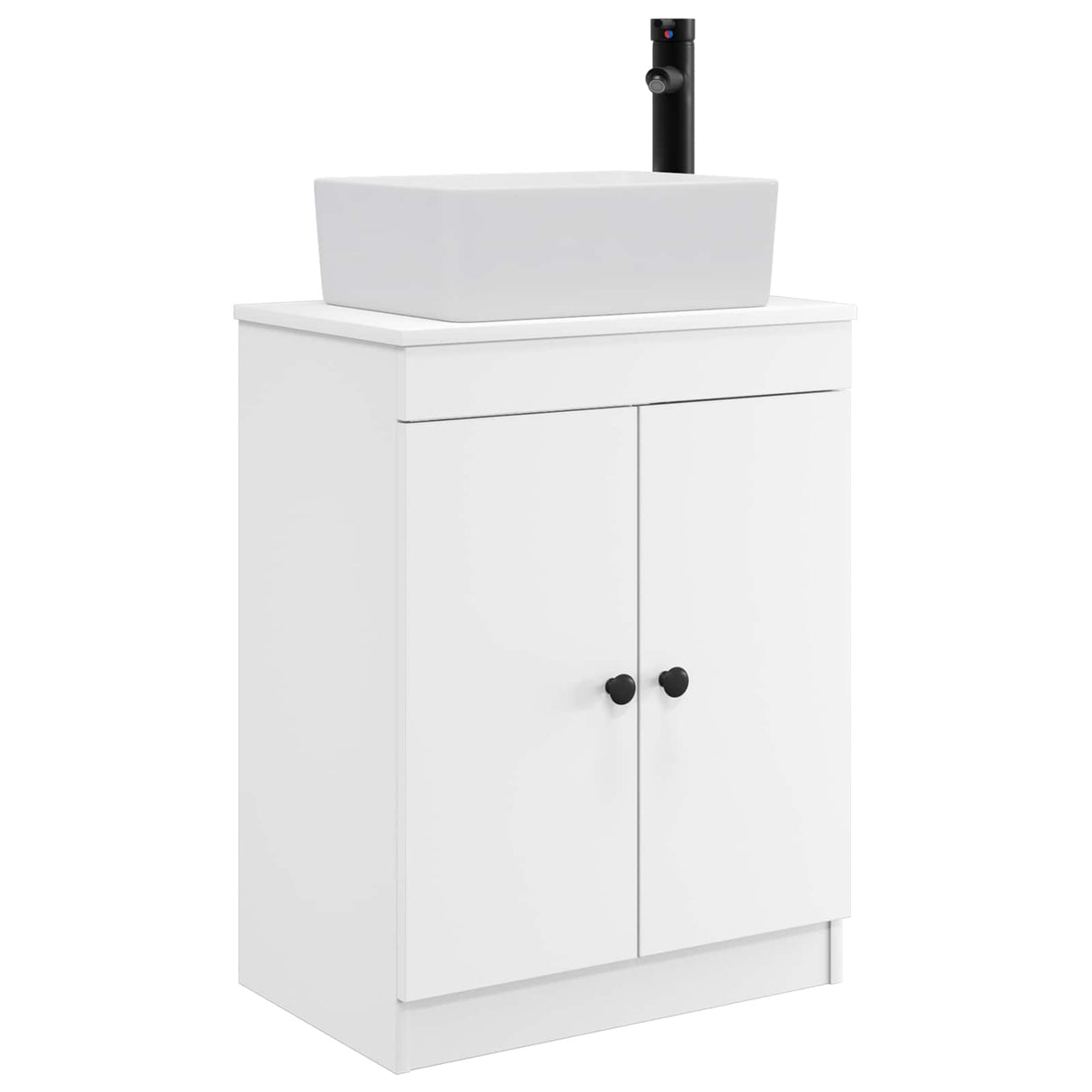 vidaXL Bathroom Vanity with Sink White 54 x 35 x 83 cm Engineered wood