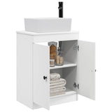 vidaXL Bathroom Vanity with Sink White 54 x 35 x 83 cm Engineered wood