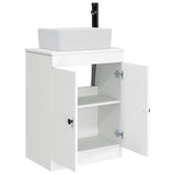 vidaXL Bathroom Vanity with Sink White 54 x 35 x 83 cm Engineered wood