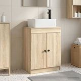 vidaXL Bathroom Vanity with Sink White 54 x 35 x 83 cm Engineered wood