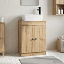 vidaXL Bathroom Vanity with Sink White 54 x 35 x 83 cm Engineered wood