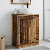 vidaXL Badkamer Vanity met Wastafel Wit 54 x 35 x 83 cm Bewerkt hout