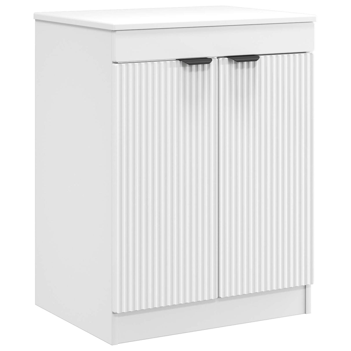 vidaXL Badkamerkast Wit 54 x 41 x 70 cm Bewerkt hout