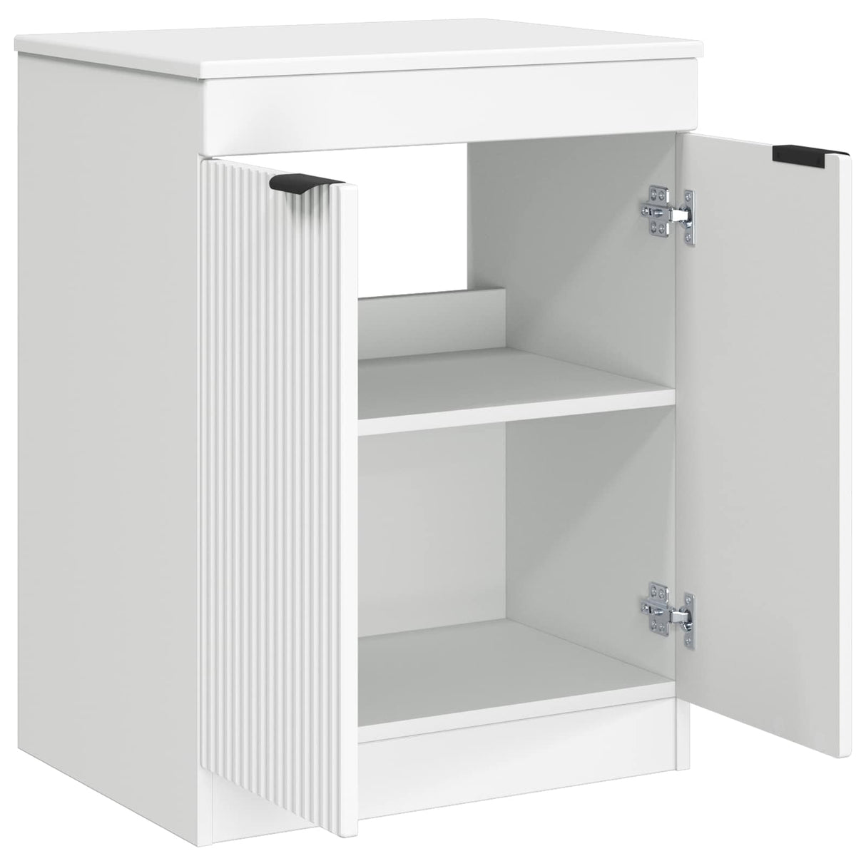 vidaXL Badkamerkast Wit 54 x 41 x 70 cm Bewerkt hout