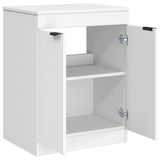 vidaXL Badkamerkast Wit 54 x 41 x 70 cm Bewerkt hout