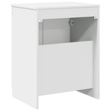 vidaXL Badkamerkast Wit 54 x 41 x 70 cm Bewerkt hout