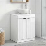 vidaXL Badkamerkast Wit 54 x 41 x 70 cm Bewerkt hout