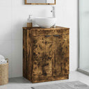 vidaXL Badkamerkast Wit 54 x 41 x 70 cm Bewerkt hout