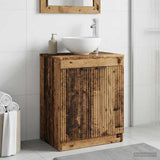 vidaXL Badkamerkast Wit 54 x 41 x 70 cm Bewerkt hout