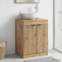 vidaXL Badkamerkast Wit 54 x 41 x 70 cm Bewerkt hout