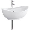 vidaXL Badwasbak Chroom 59 x 35 x 21 cm Metaal
