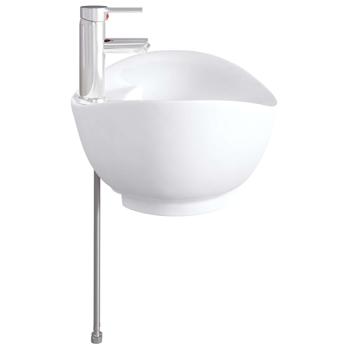 vidaXL Badwasbak Chroom 59 x 35 x 21 cm Metaal
