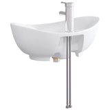 vidaXL Badwasbak Chroom 59 x 35 x 21 cm Metaal