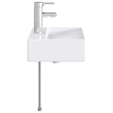 vidaXL Badwasbak Chroom 39 x 30,5 x 12,5 cm Metaal