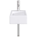 vidaXL Badwasbak Chroom 45,5 x 25,5 x 13 cm Metaal