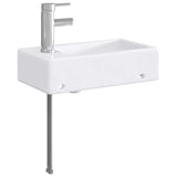 vidaXL Badwasbak Chroom 45,5 x 25,5 x 13 cm Metaal