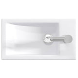 vidaXL Badwasbak Chroom 45,5 x 25,5 x 13 cm Metaal