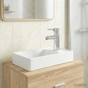 vidaXL Badwasbak Chroom 40,5 x 22,5 x 11,5 cm Metaal