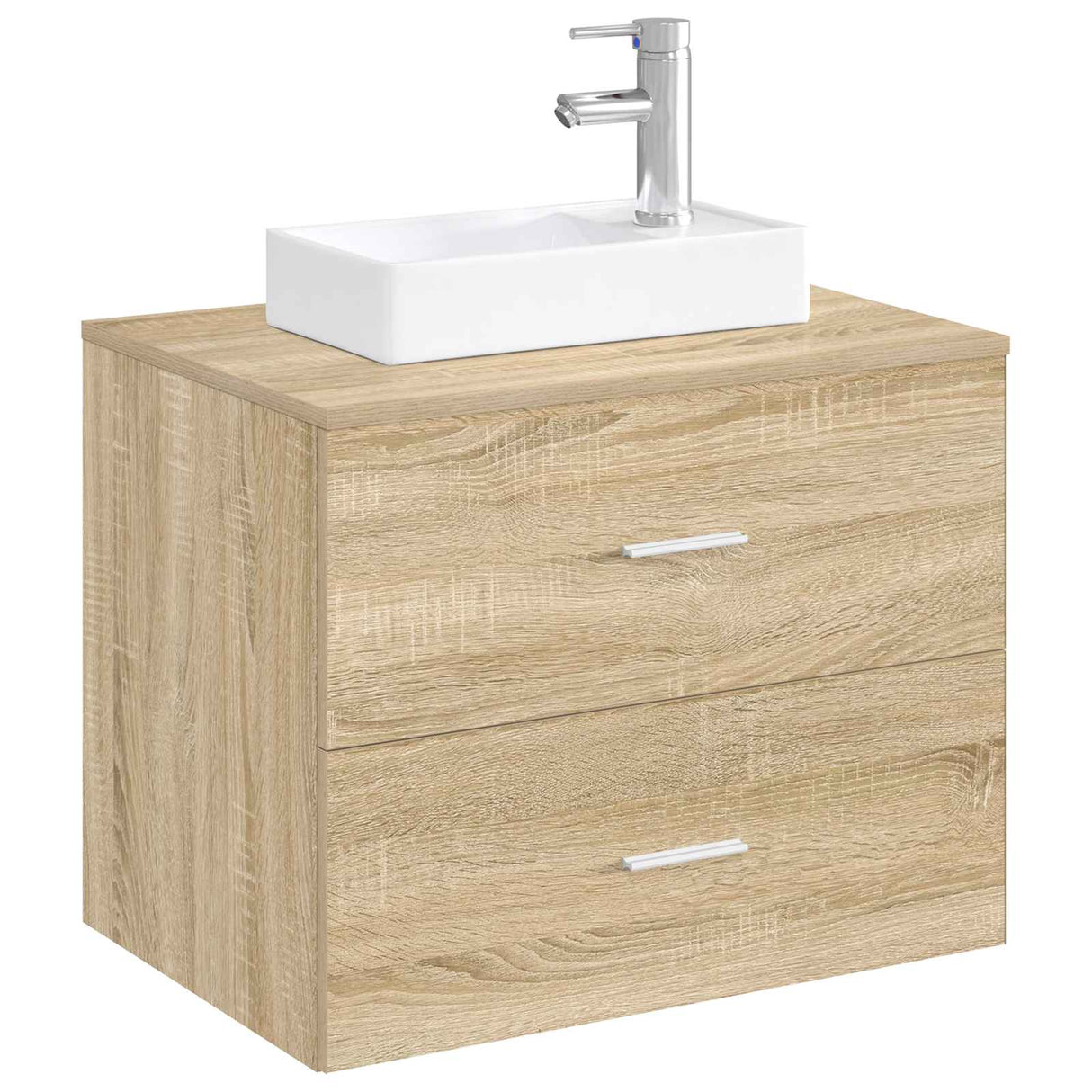 vidaXL Badwasbak Chroom 40,5 x 22,5 x 11,5 cm Metaal
