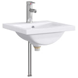 vidaXL Badwasbak Chroom 42 x 40 x 16,5 cm Metaal