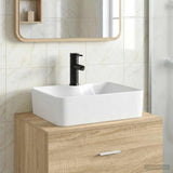 vidaXL Bathroom Sink Chrome 48.5 x 37.5 x 13 cm Metal