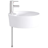vidaXL Badwasbak Chroom 40,5 x 40,5 x 15 cm Metaal