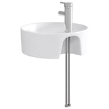 vidaXL Badwasbak Chroom 40,5 x 40,5 x 15 cm Metaal