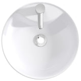 vidaXL Badwasbak Chroom 40,5 x 40,5 x 15 cm Metaal