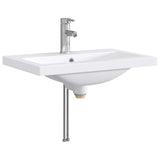 vidaXL Bathroom Sink Chrome 61 x 40 x 16.5 cm Metal