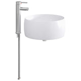 vidaXL Bathroom Sink Chrome 38.5 x 38.5 x 16 cm Metal