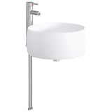 vidaXL Bathroom Sink Chrome 38.5 x 38.5 x 16 cm Metal