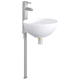 vidaXL Bathroom Sink Chrome 32 x 32 x 13 cm Metal