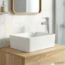 vidaXL Bathroom Sink Chrome 40.5 x 30.5 x 13 cm Metal