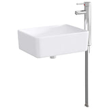 vidaXL Bathroom Sink Chrome 40.5 x 30.5 x 13 cm Metal