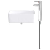 vidaXL Bathroom Sink Chrome 40.5 x 30.5 x 13 cm Metal