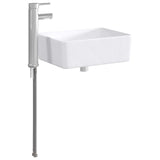 vidaXL Bathroom Sink Chrome 40.5 x 30.5 x 13 cm Metal