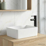 vidaXL Bathroom Sink Chrome 40.5 x 30.5 x 13 cm Metal