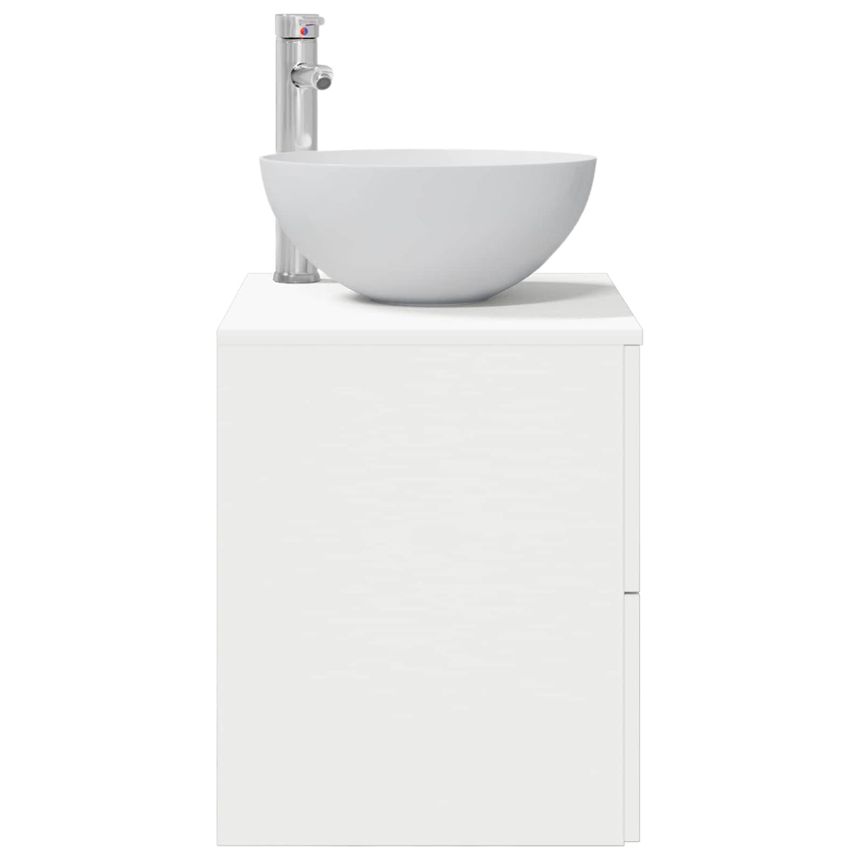 vidaXL Wandgemonteerde Waskom Vanity Wit 49,5 x 35 x 63 cm
