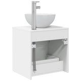 vidaXL Wandgemonteerde Waskom Vanity Wit 49,5 x 35 x 63 cm